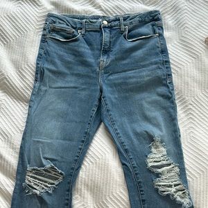 Good American Good Legs Cigarette Jeans